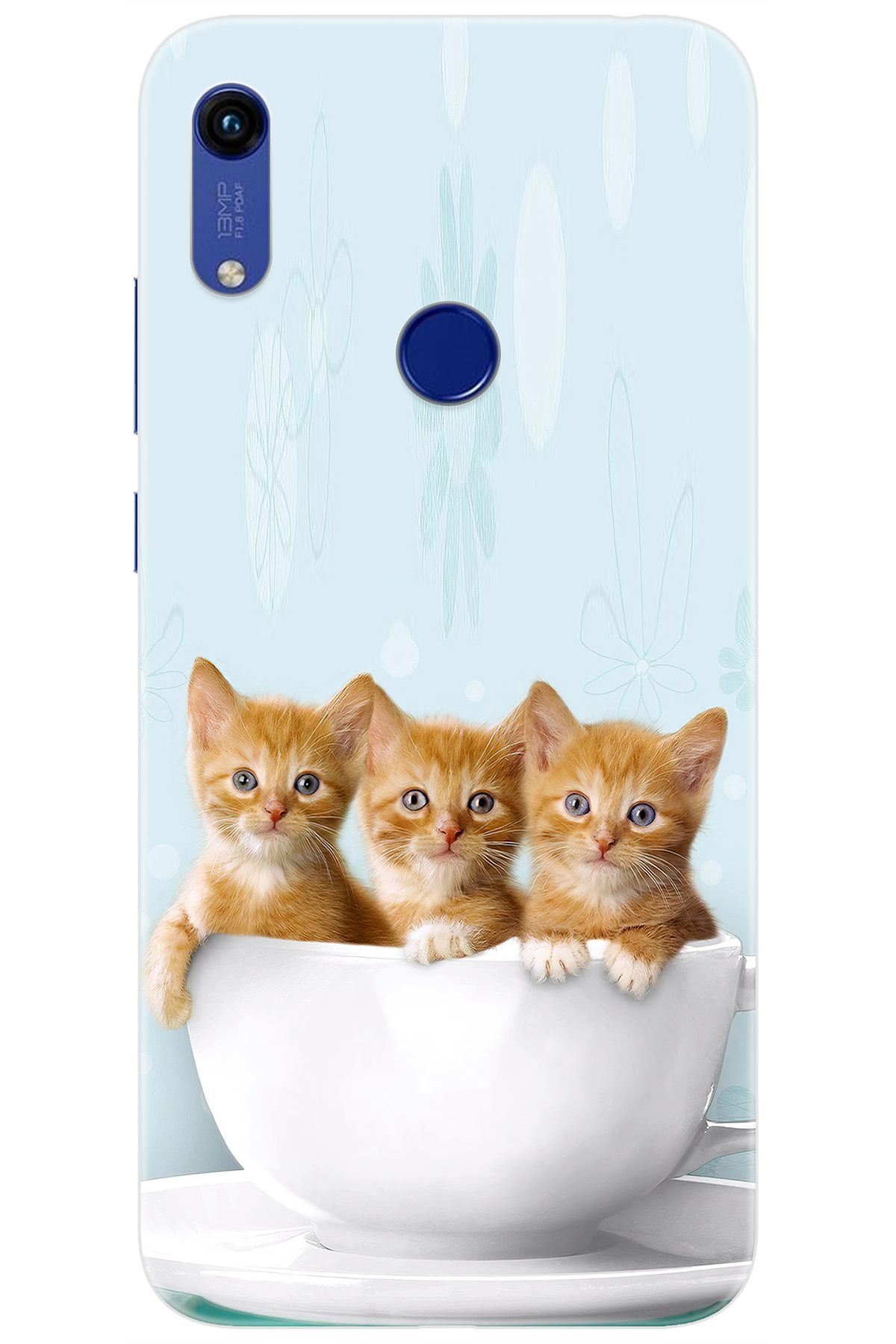 Ceppare Huawei Y6 PRO 2019 (MRD-LX2) Uyumlu Kılıf Desen Baskılı Silikon Yavru Kediler STK:194 CP-MBibum8
