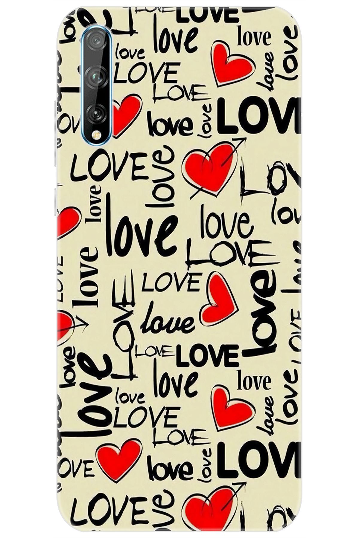 Ceppare Huawei Y8P (AQM-LX1) Uyumlu Kılıf Desen Baskılı Silikon Love Serisi STK:728 CP-QYQPBGo