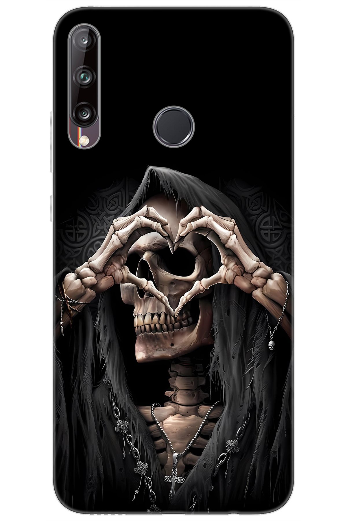 Ceppare Huawei Y7P (ART-L29) Uyumlu Kılıf Desen Baskılı Silikon İskelet STK:652 CP-fGUSlun