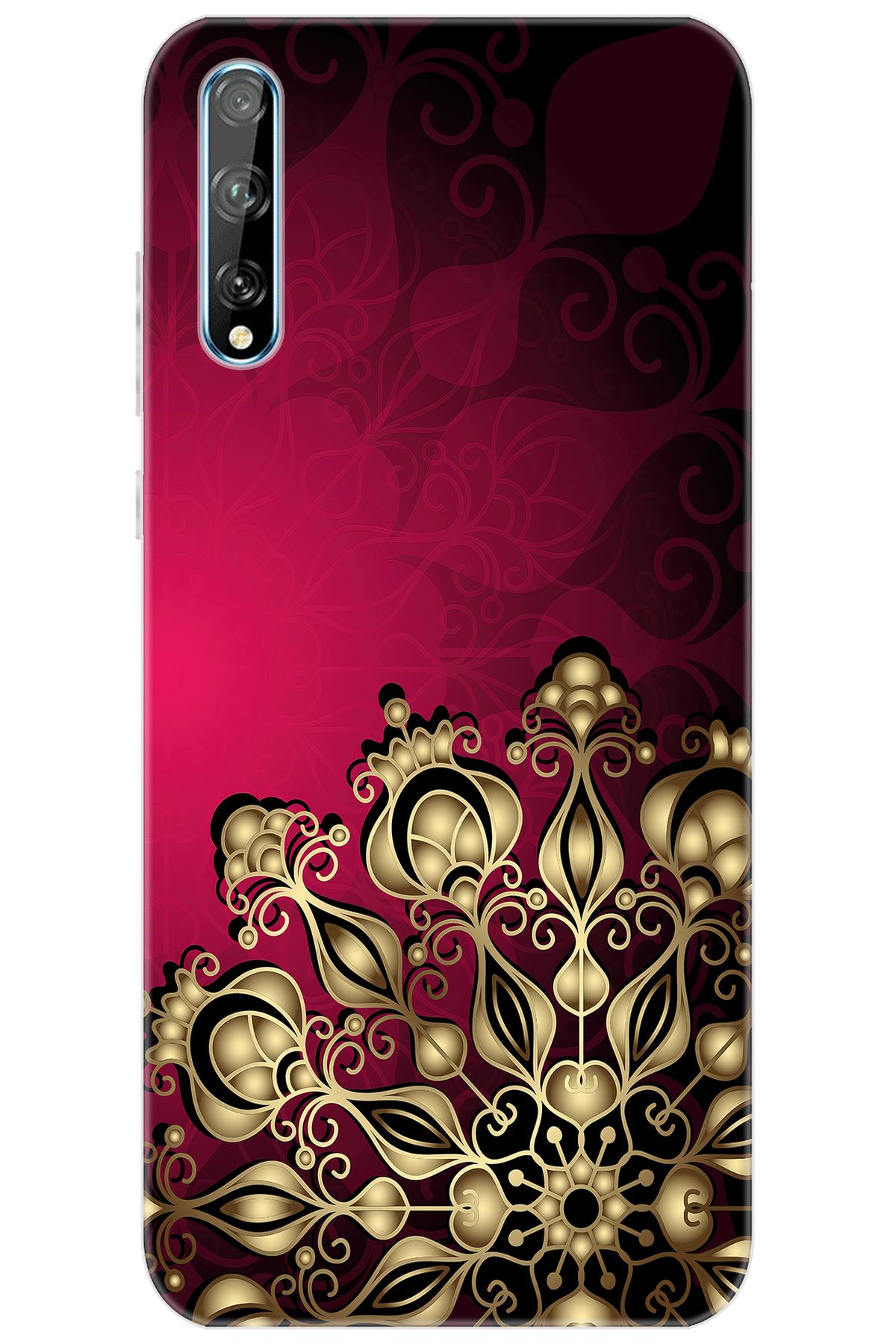 Ceppare Huawei Y8P (AQM-LX1) Uyumlu Kılıf Desen Baskılı Silikon Desen Tasarım STK:273 CP-oMGda4W