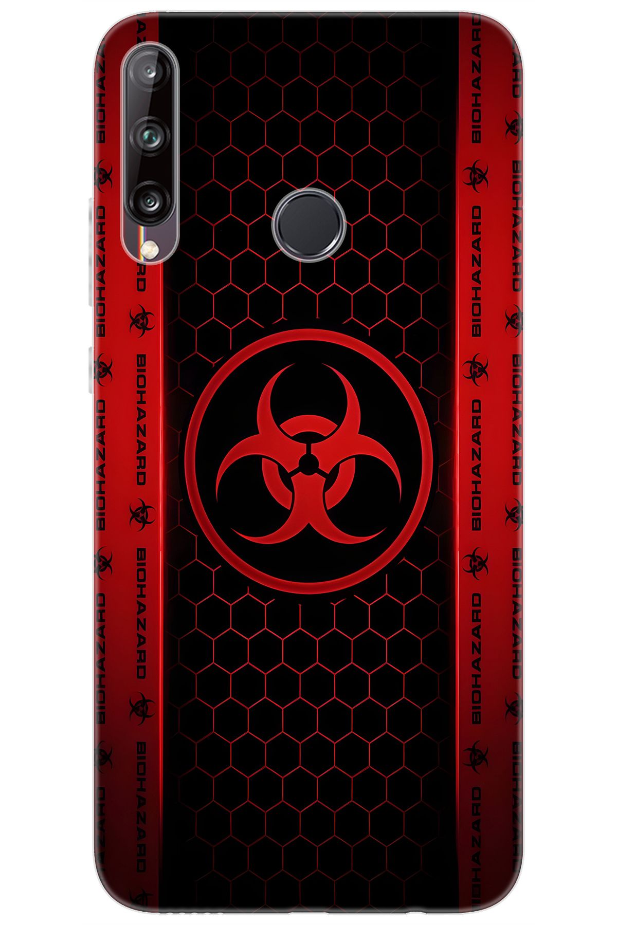 Ceppare Huawei Y7P (ART-L29) Uyumlu Kılıf Desen Baskılı Silikon Biohazard STK:754 CP-rasyj9o
