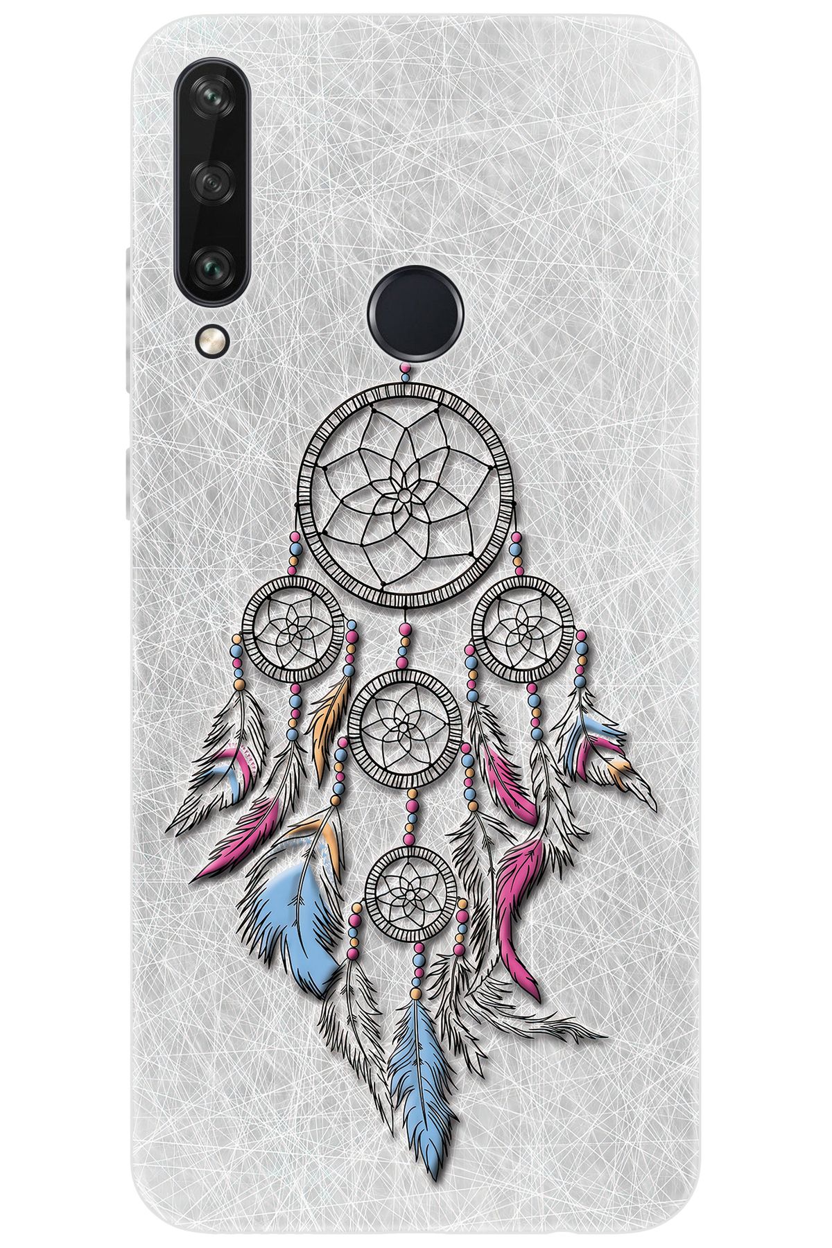 Ceppare Huawei Y6P (MED-LX9N) Uyumlu Kılıf Desen Baskılı Silikon Düş Kapanı STK:568 CP-4R4JubS