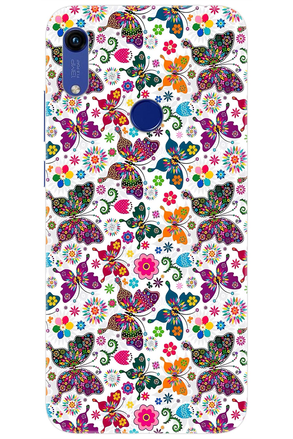 Ceppare Huawei Y6 PRO 2019 (MRD-LX2) Uyumlu Kılıf Desen Baskılı Silikon Kelebek STK:700 CP-b67C2u0