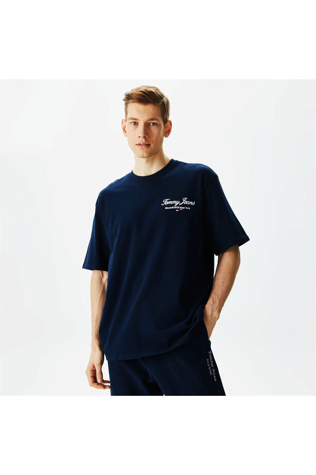 Hilfiger Denim _..TommyHilfiger Organik Pamuk Erkek T-Shirt Regular Fit