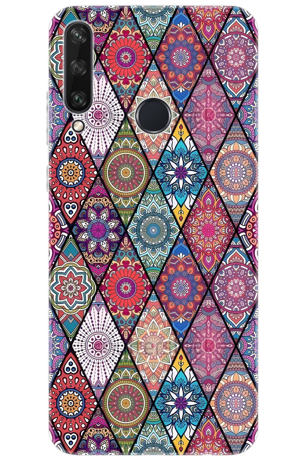 Ceppare Huawei Y6P (MED-LX9N) Uyumlu Kılıf Desen Baskılı Silikon Kilim Tasarım STK:660 CP-hvlI1Pa