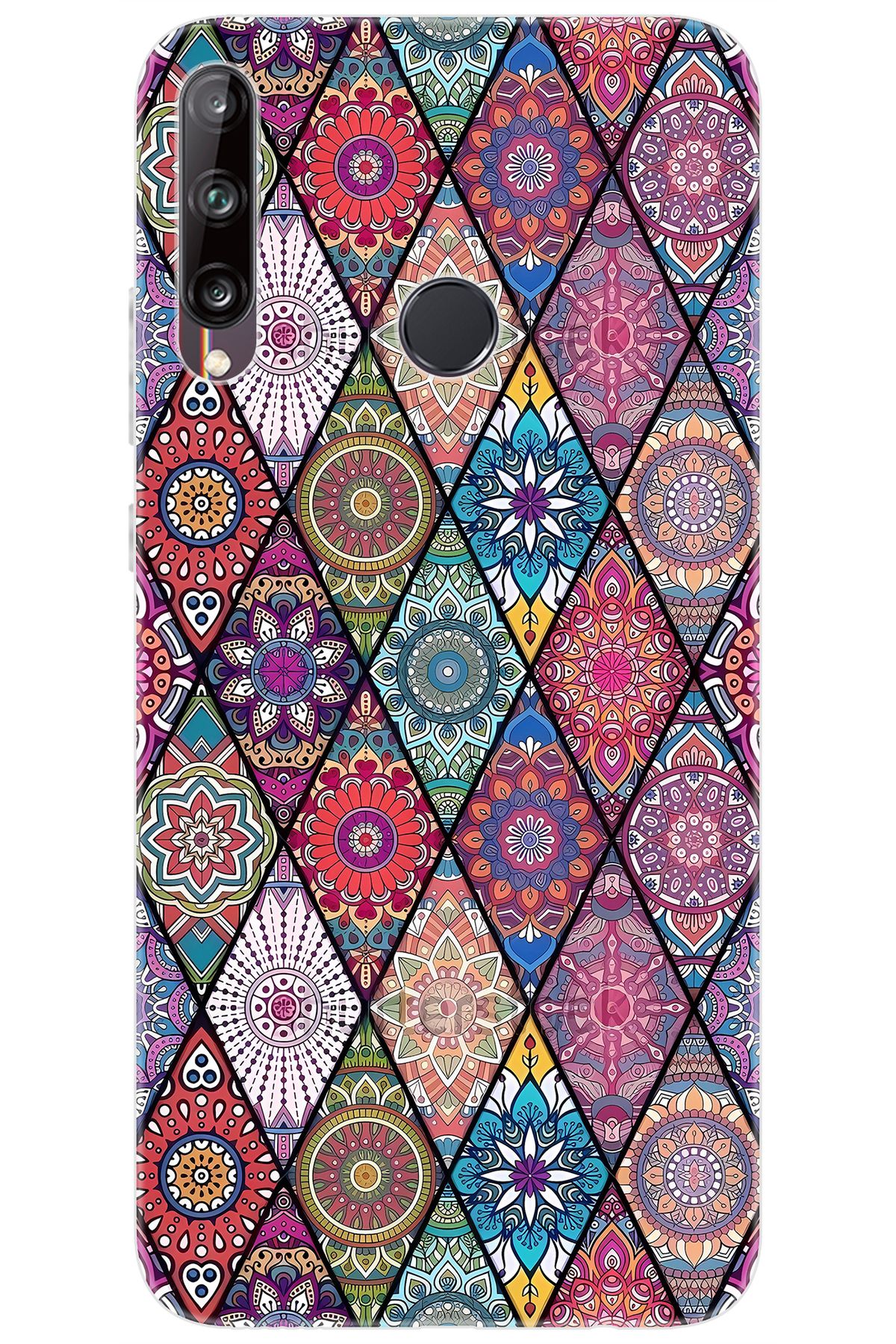 Ceppare Huawei Y7P (ART-L29) Uyumlu Kılıf Desen Baskılı Silikon Kilim Tasarım STK:660 CP-Ez7RRTN