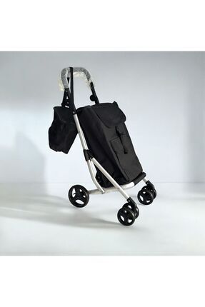 Grand Star 4 Tekerlekli Alışveriş Arabası Frenli Soğutucu Torbalı 50L