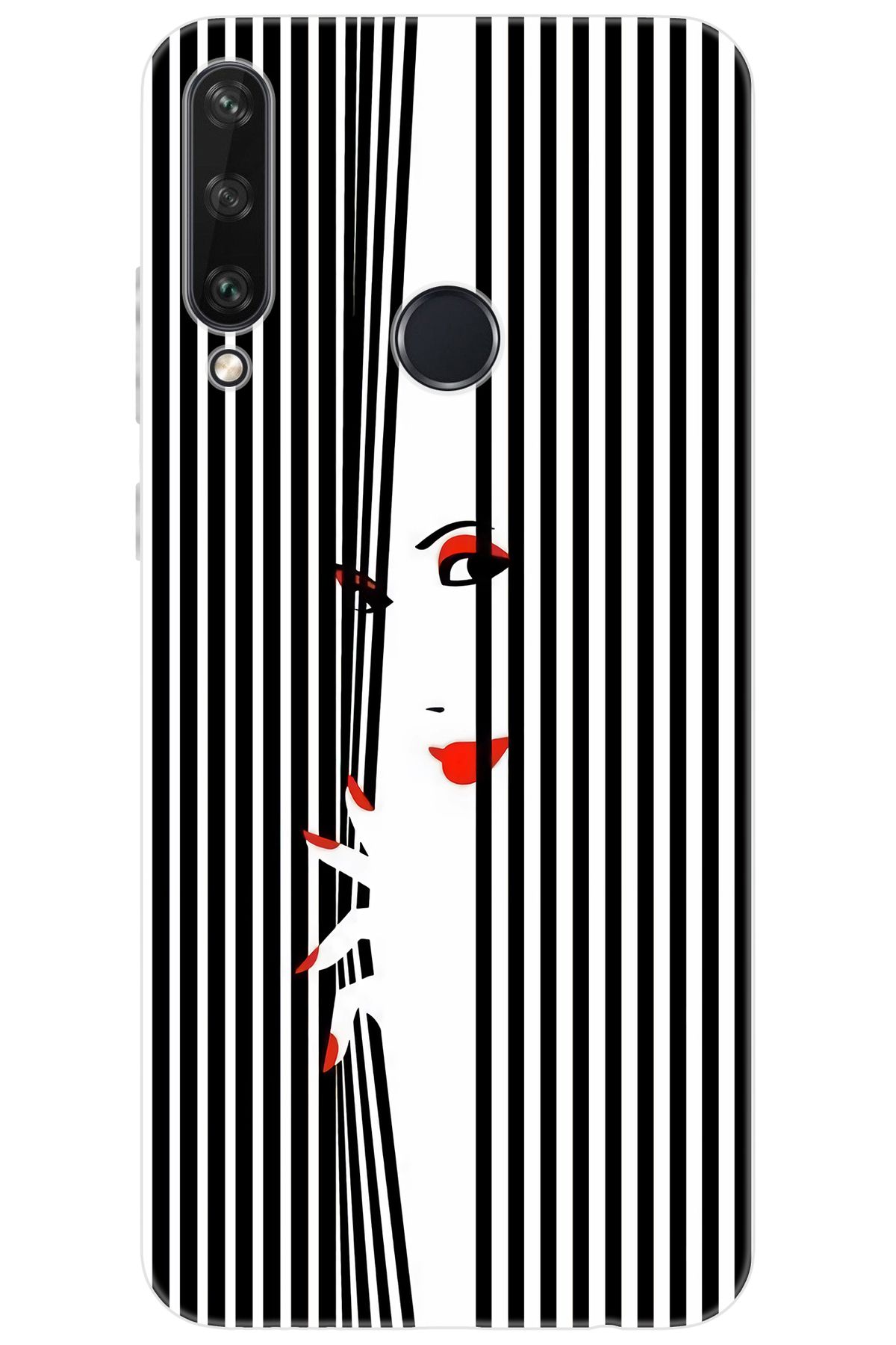 Ceppare Huawei Y6P (MED-LX9N) Uyumlu Kılıf Desenli Silikon Saklambaç Art Style STK:735 CP-pmpSkZI
