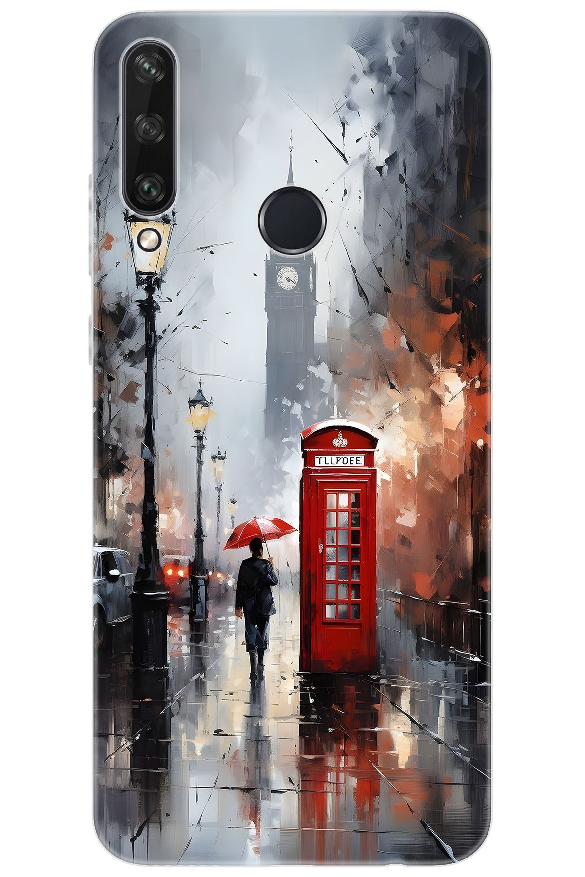 Ceppare Huawei Y6P (MED-LX9N) Uyumlu Kılıf Desen Silikon Bigbang Telefon Kulubesi STK:708 CP-v9RTCAa
