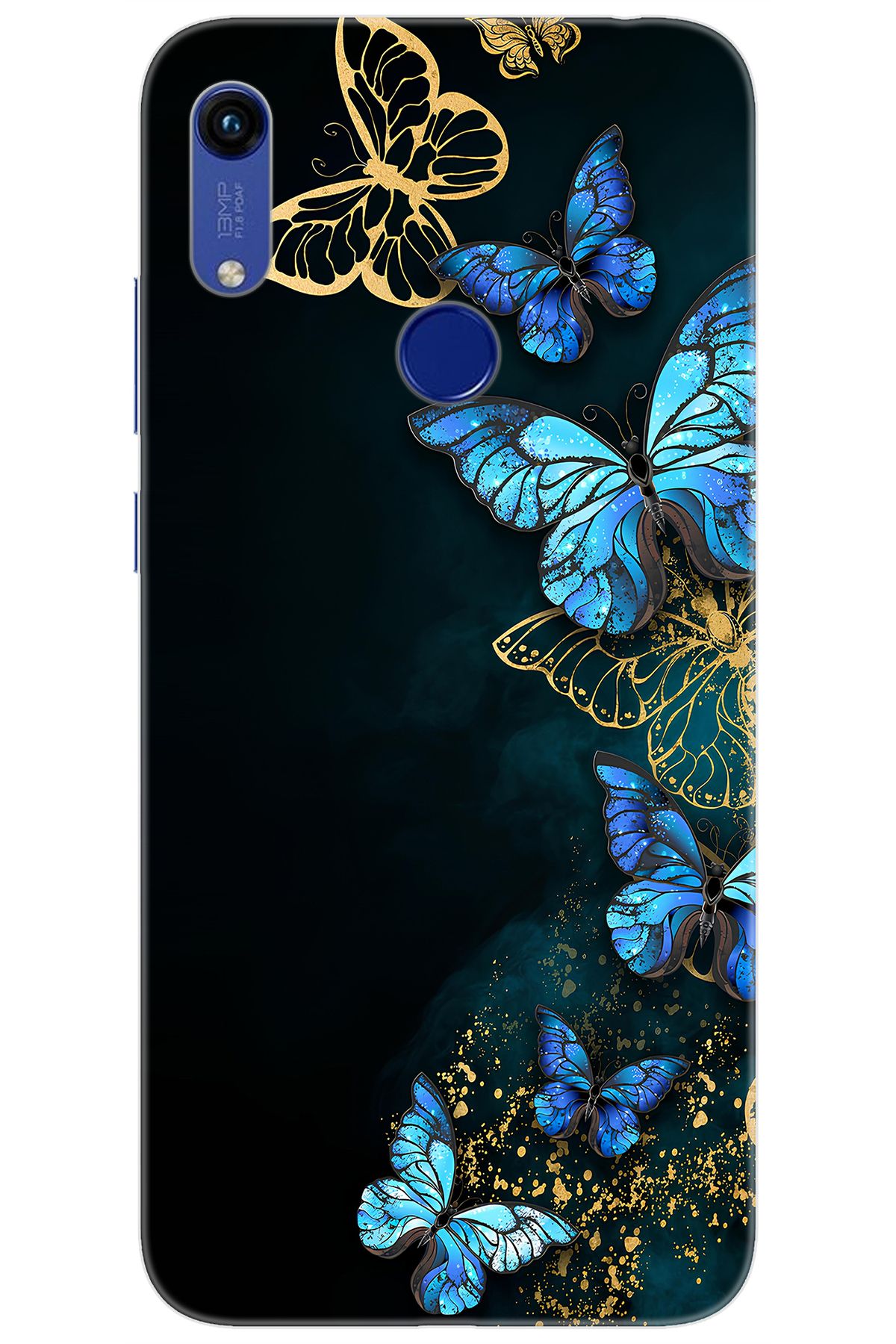 Ceppare Huawei Y6S 2019 (JAT-L41) Uyumlu Kılıf Desen Baskılı Silikon Kelebekler STK:721 CP-8vYLcaW