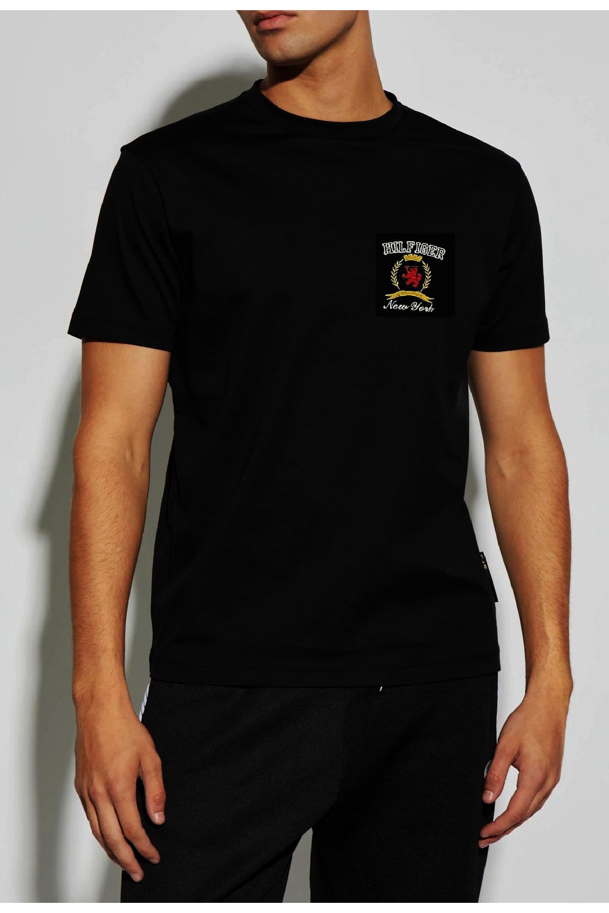 Hilfiger Denim _.TommyHilfiger Organik Pamuk Erkek T-Shirt Regular Fit