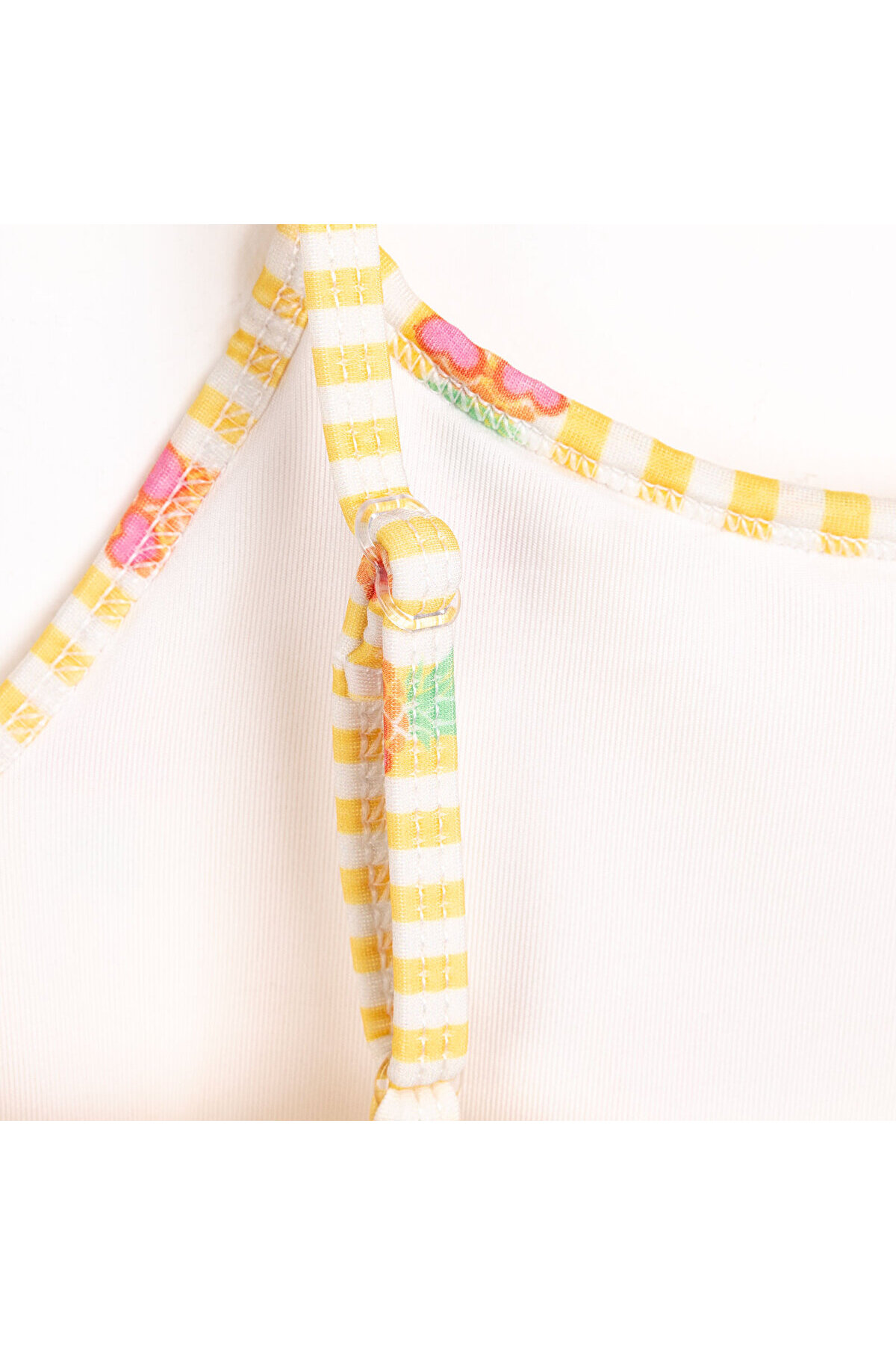 ebebek Hello Baby HelloBaby Çizgili Ananas Desenli Mayo Kız Bebek fotoğrafı 3 (önizleme)