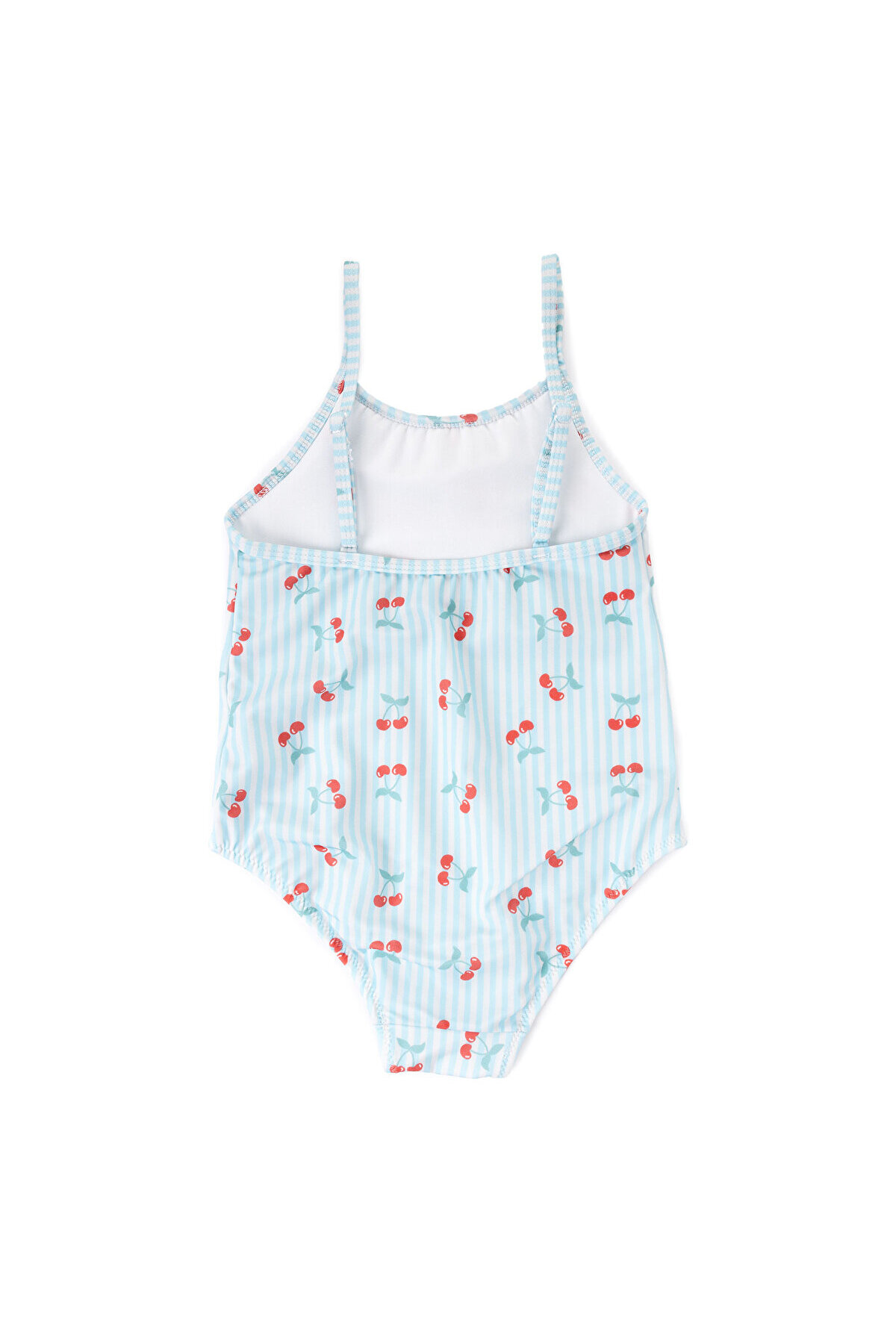 ebebek Hello Baby HelloBaby Çizgili Kiraz Desenli Kız Mayo Kız Bebek fotoğrafı 2 (önizleme)