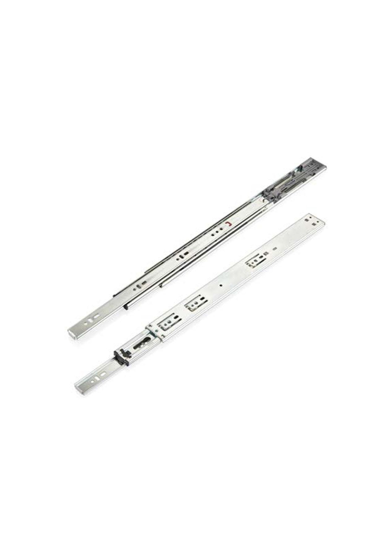 CANEX En 43 mm Bas-Aç Teleskopik Bilyalı Çekmece Rayı Kaplamalı - 35 cm (5 Takım)