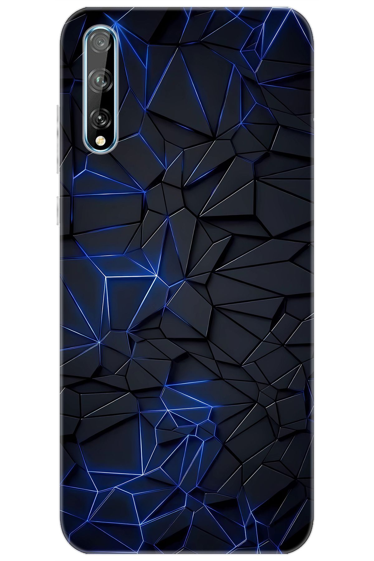Ceppare Huawei Y8P (AQM-LX1) Uyumlu Kılıf Desen Baskılı Silikon Prizmatik Tasarım STK:667 CP-oFXgt67