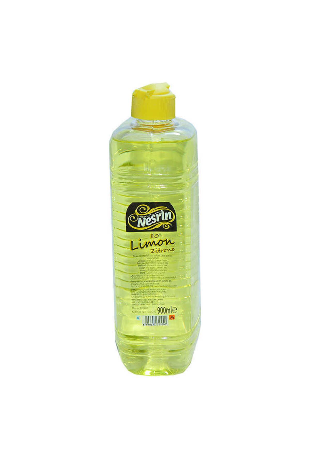 OEM Limon Kolonyası 80 Derece Pet Şişe 900 ML