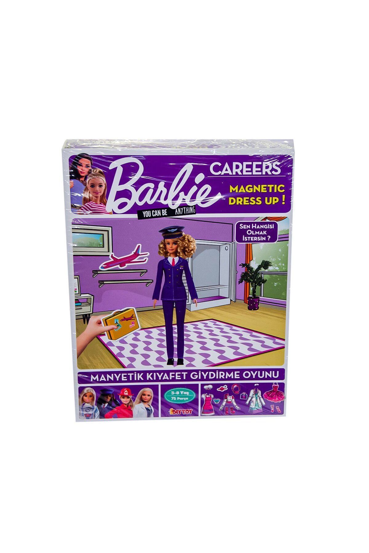 OEM 1918 DıyToy Barbi Careers Manyetik Kıyafet Giydirme Oyunu / 3-8 yaş