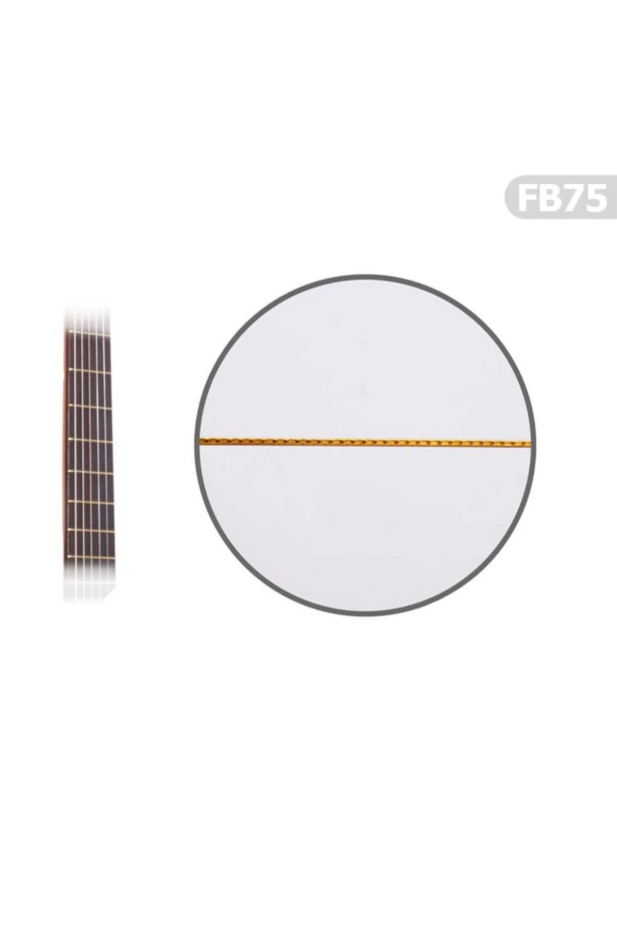 OEM Gitar Perdesi Prinç 1 Adet 0,75 mm FB75