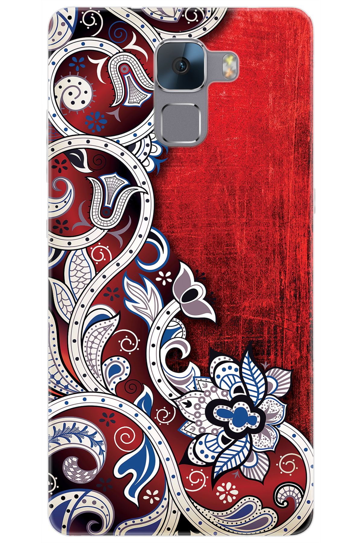 Ceppare Huawei Honor 7 (PLK-L01) Uyumlu Kılıf Desen Baskılı Silikon Vektör Tasarım STK:539 CP-xfzPqt8
