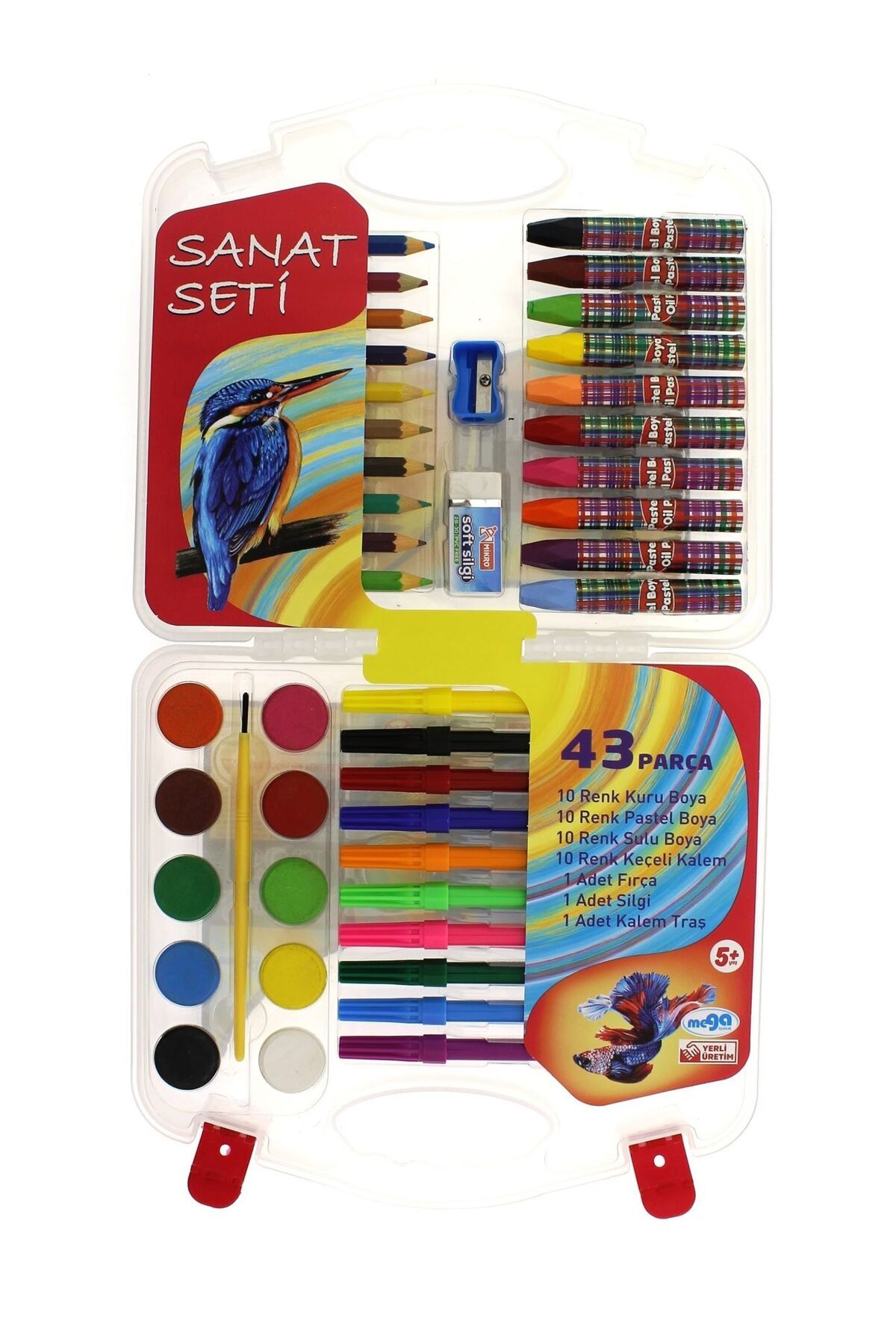 OEM 43 Parça Çantalı Sanat Seti