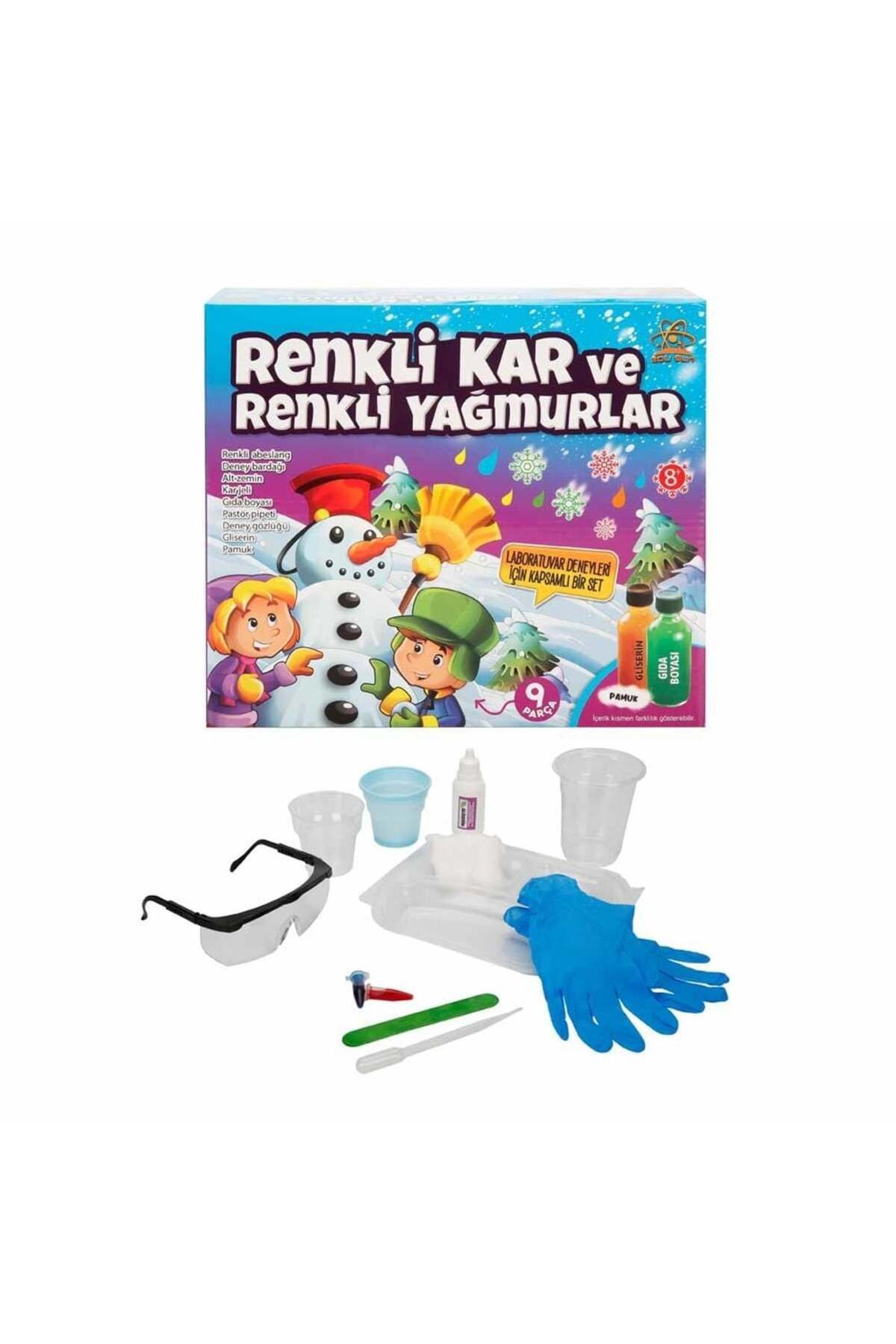 OEM Renkli Kar ve Renkli Yağmurlar Bilim Seti