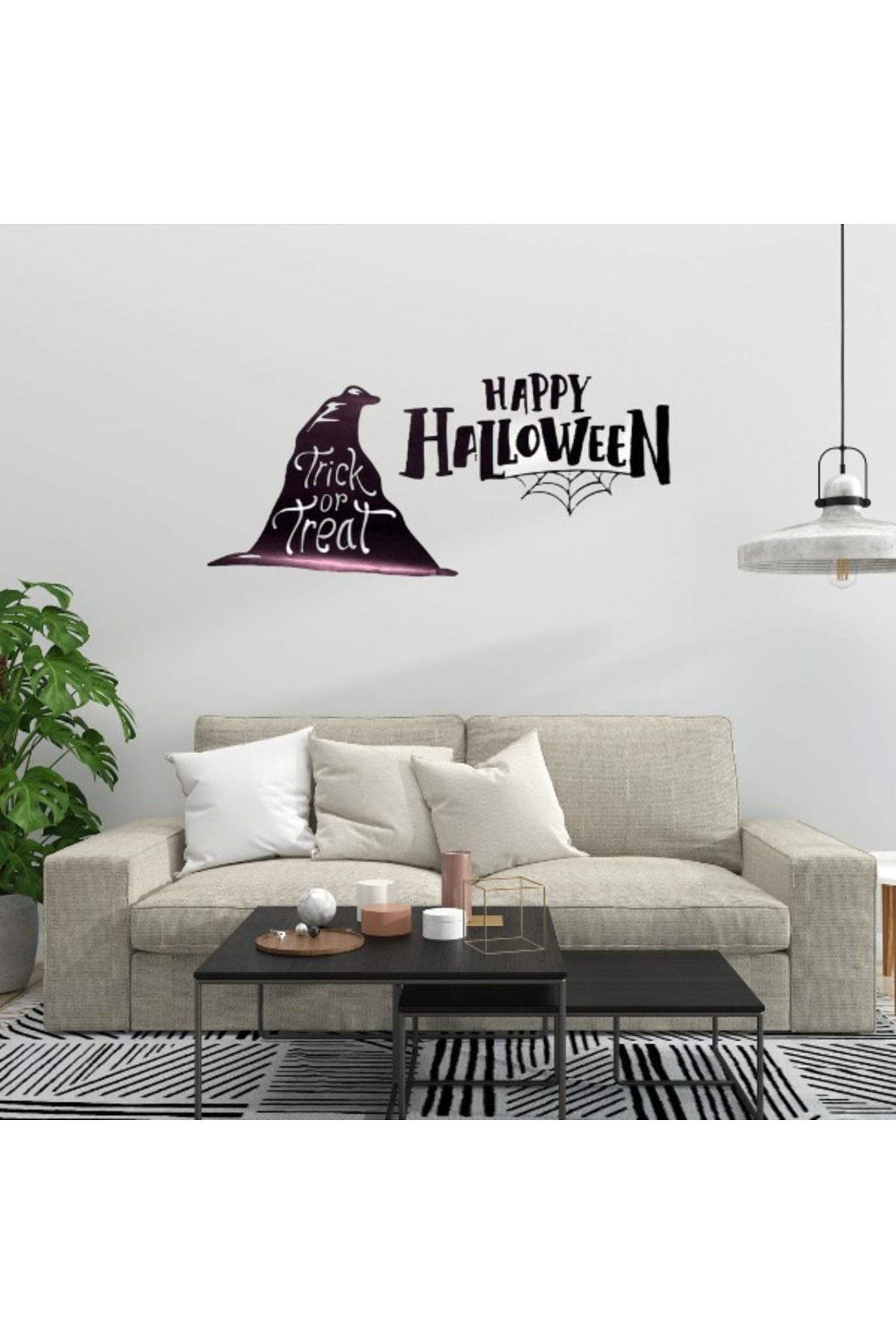 Seçkin Trend Happy Halloween Temalı Duvar Stickerı