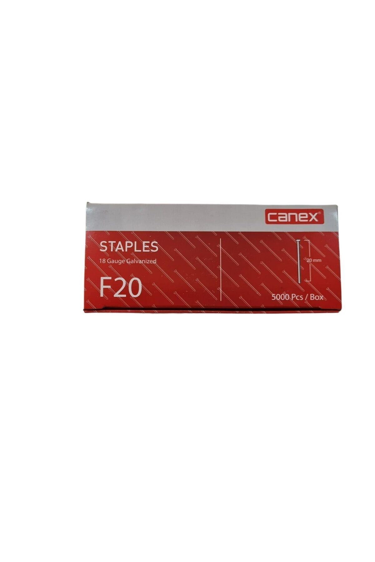 CANEX F20 Tabanca Çivisi | 20mm Uzunluk | Dayanıklı ve Uzun Ömürlü