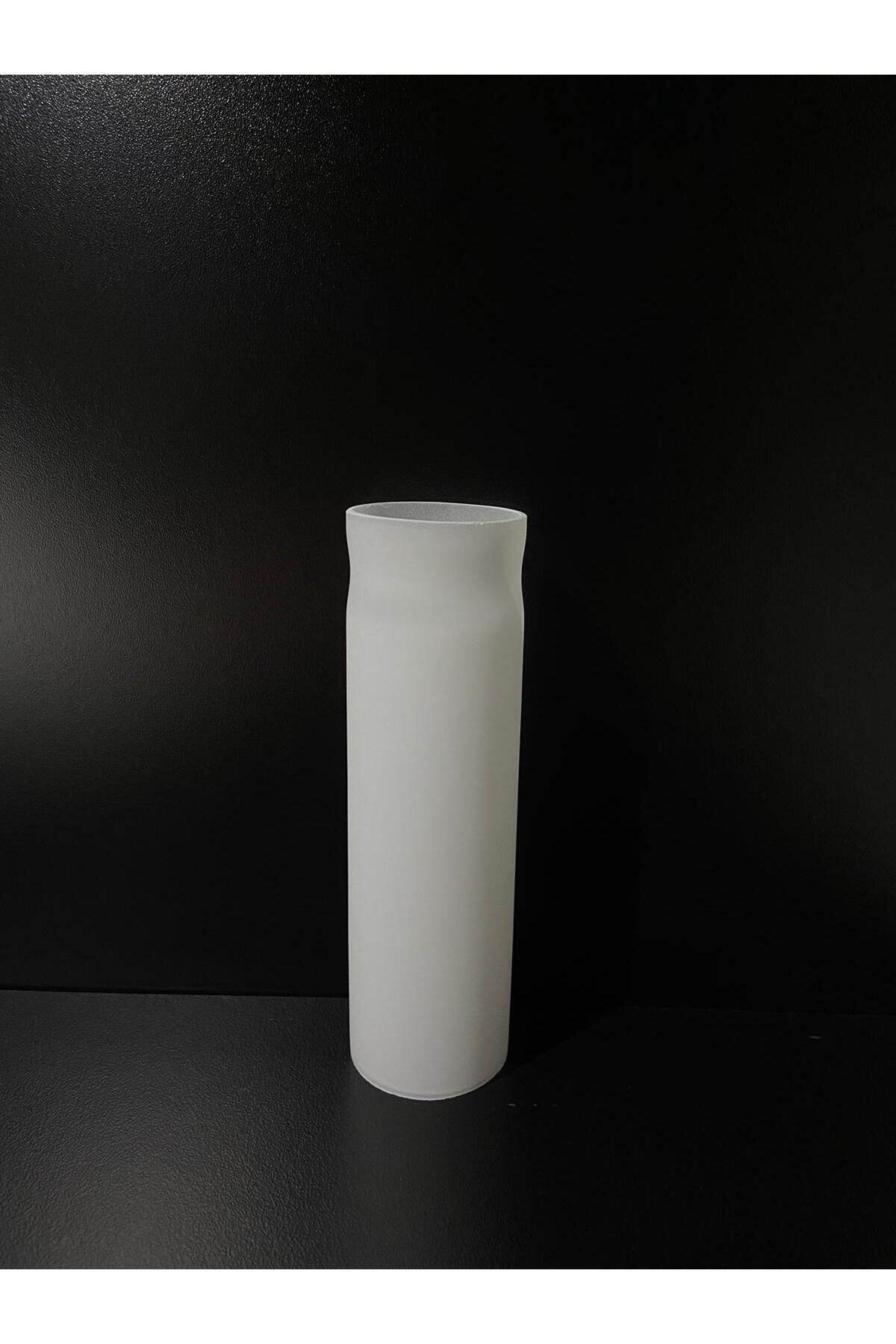 KÜRE CAM Opal Aplik Camı 15 Cm Beyaz