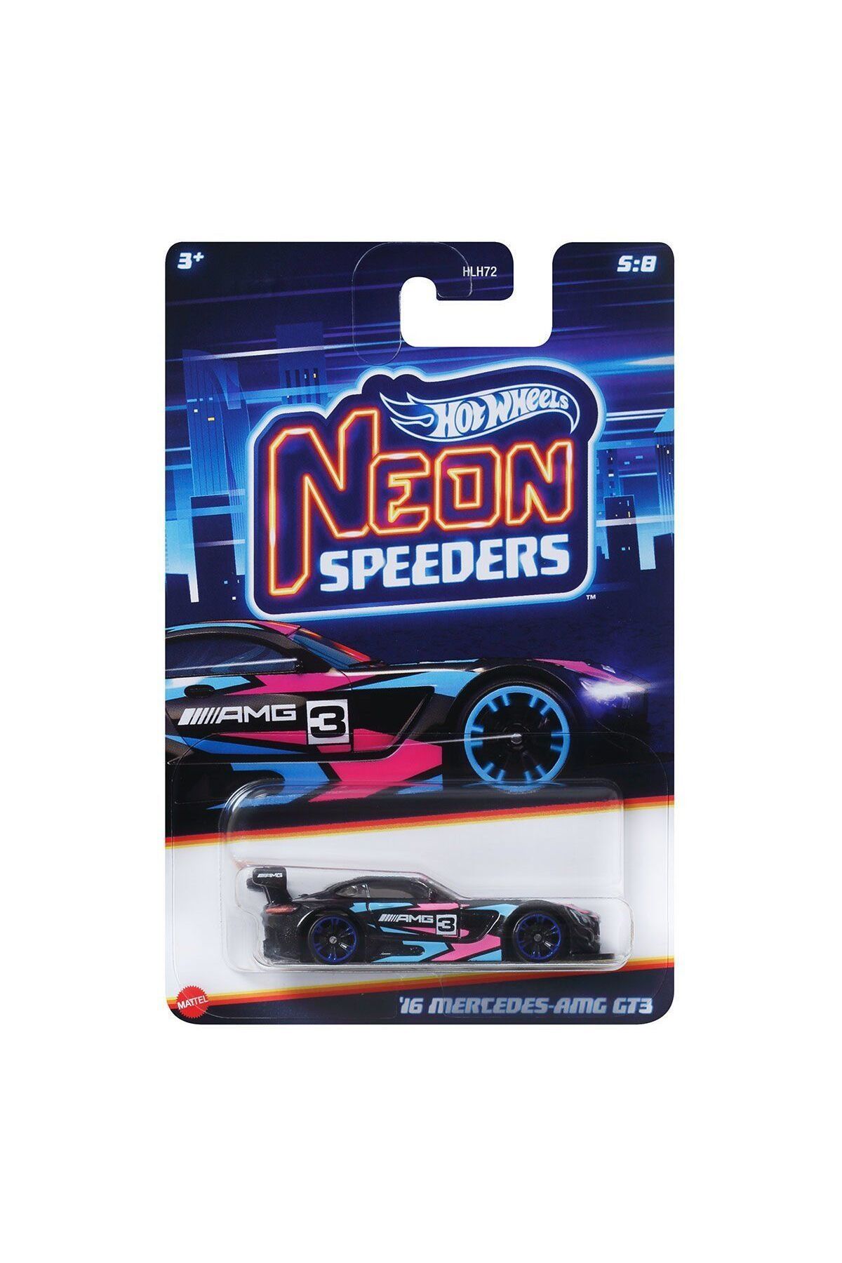 OEM HLH72 Hot Wheels Neon Yarışlar Temalı Arabalar 10 adet koli ile satılır. Koli fiyatıdır.