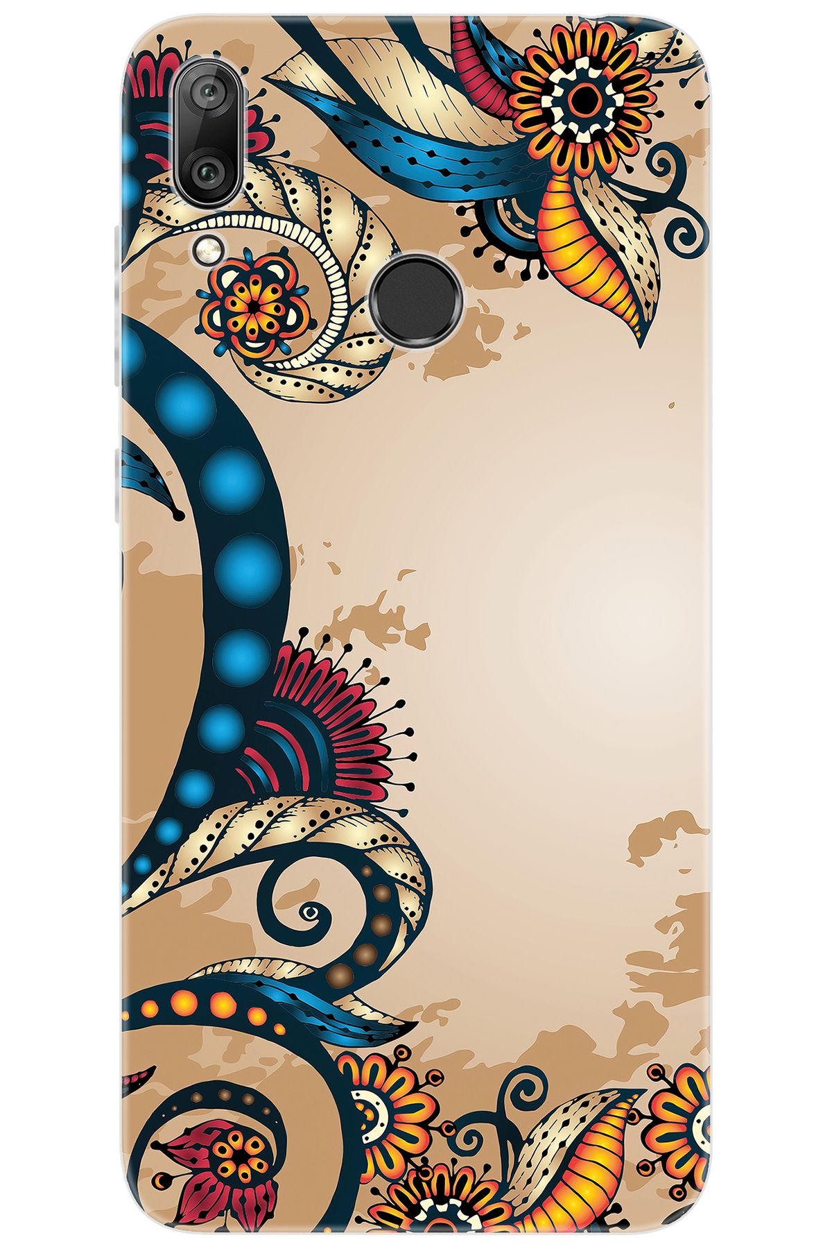 Ceppare Huawei Y7 PRO 2019 (DUB-LX2) Uyumlu Kılıf Desen Baskılı Silikon Vektör Tasarım STK:536 CP-Xof7aND