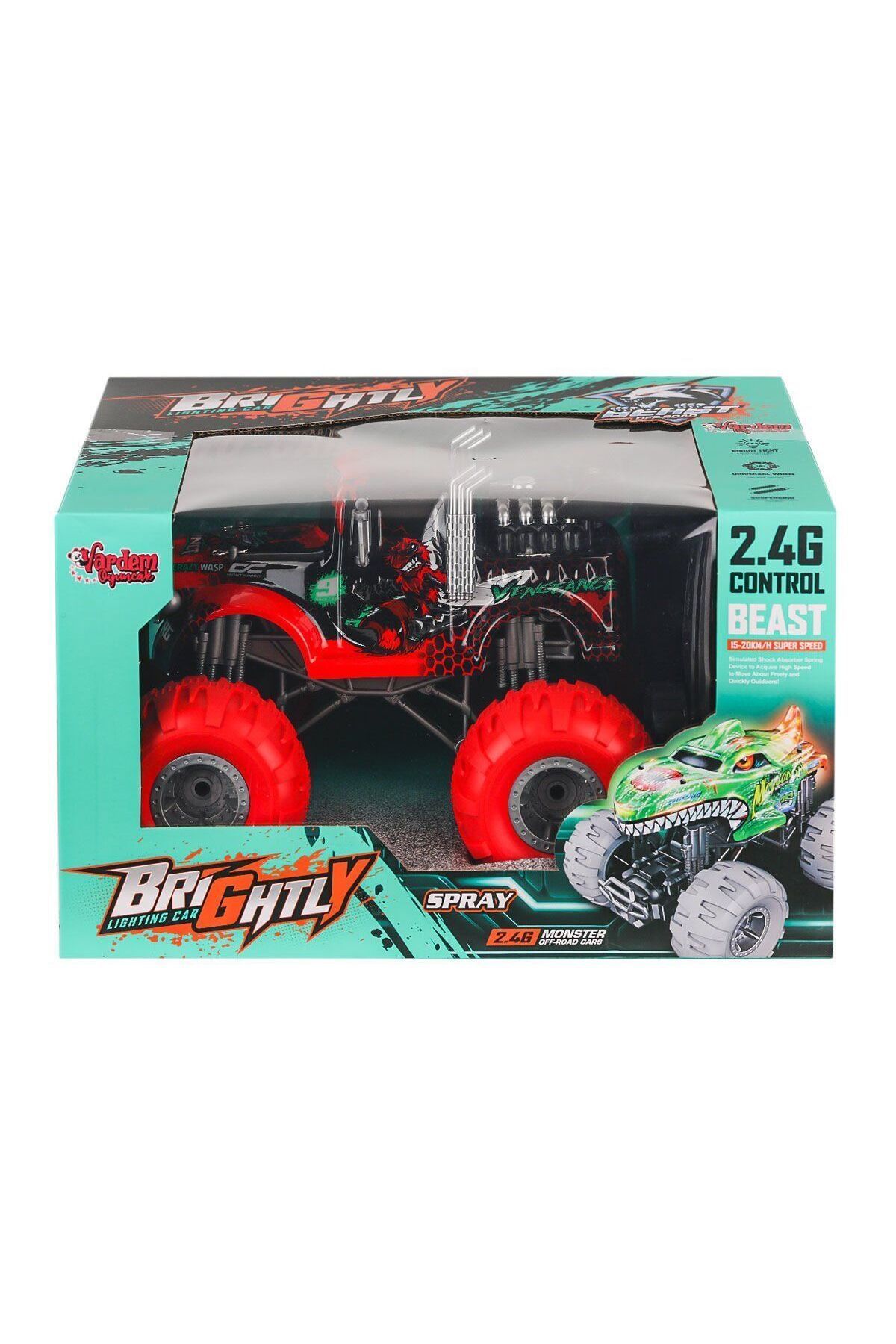 OEM RQ3049 Kumandalı Şarjlı Işıklı Buharlı Off Road Kamyon