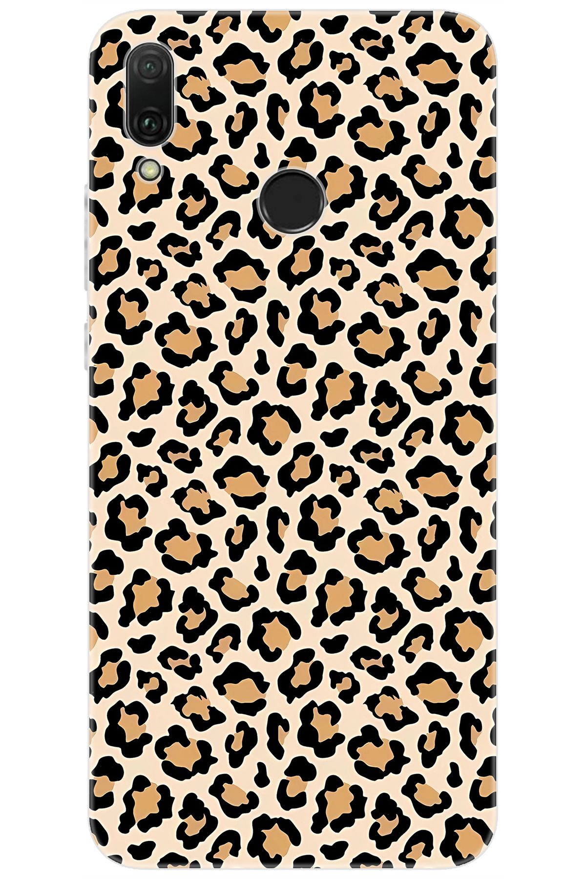 Ceppare Huawei Y9 2019 (JKM-LX1/LX2) Uyumlu Kılıf Desen Baskılı Silikon Leopar Desen STK:743 CP-ZSox9c7