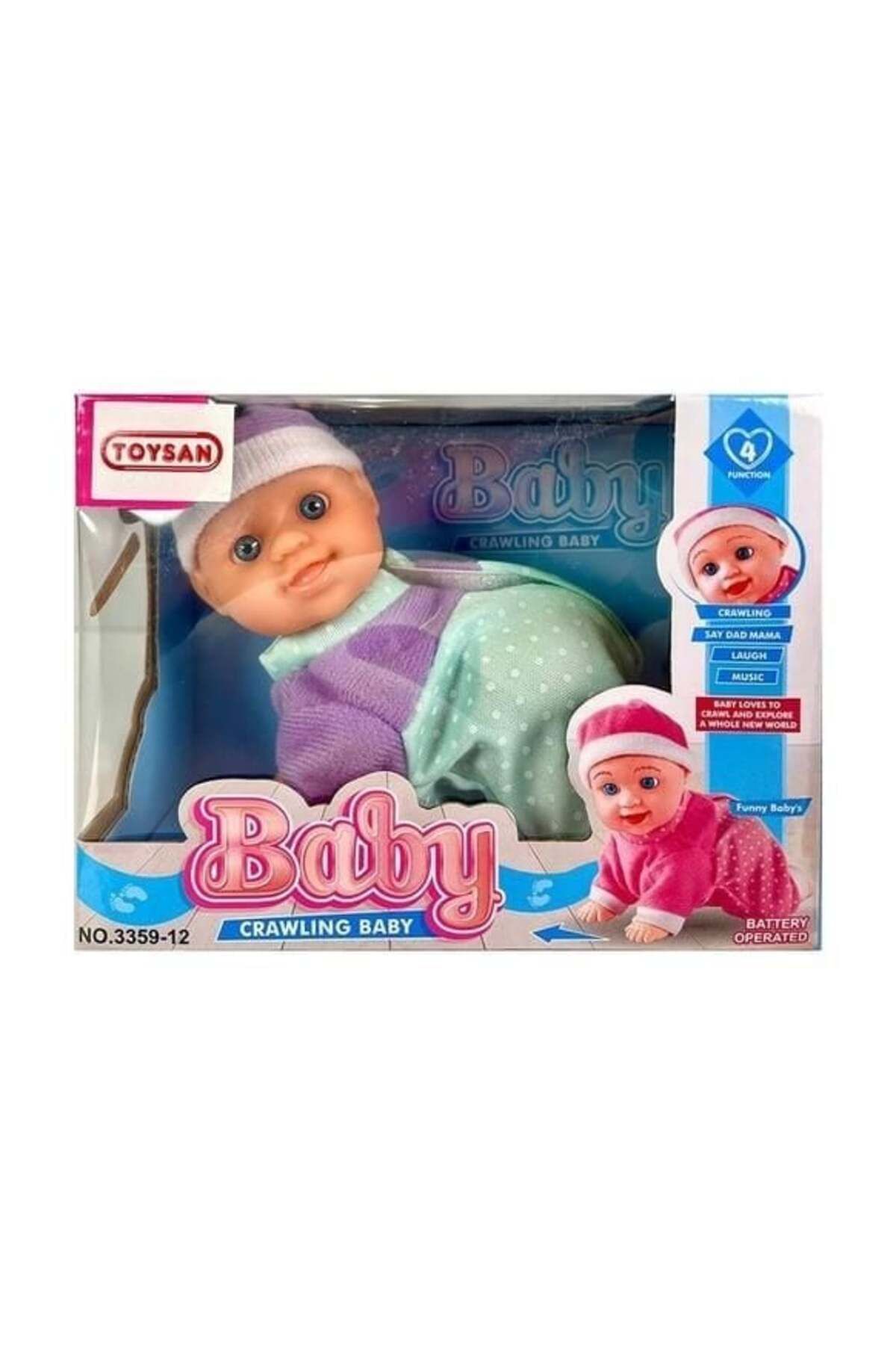 OEM PİLLİ EMEKLEYEN SESLİ BEBEK - 1 Adet Stokta Olan Gönderilir
