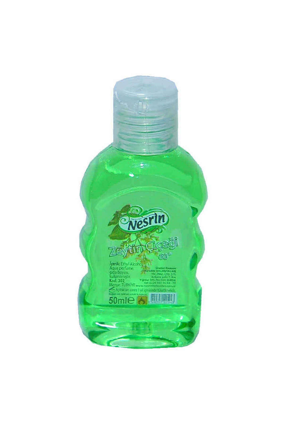 OEM Zeytin Çiçeği Kolonyası 60 Derece Pet Şişe 50 ML