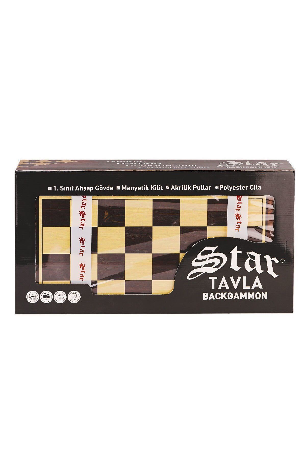 OEM 1021798 Star Antik Ceviz Tavla Takımı