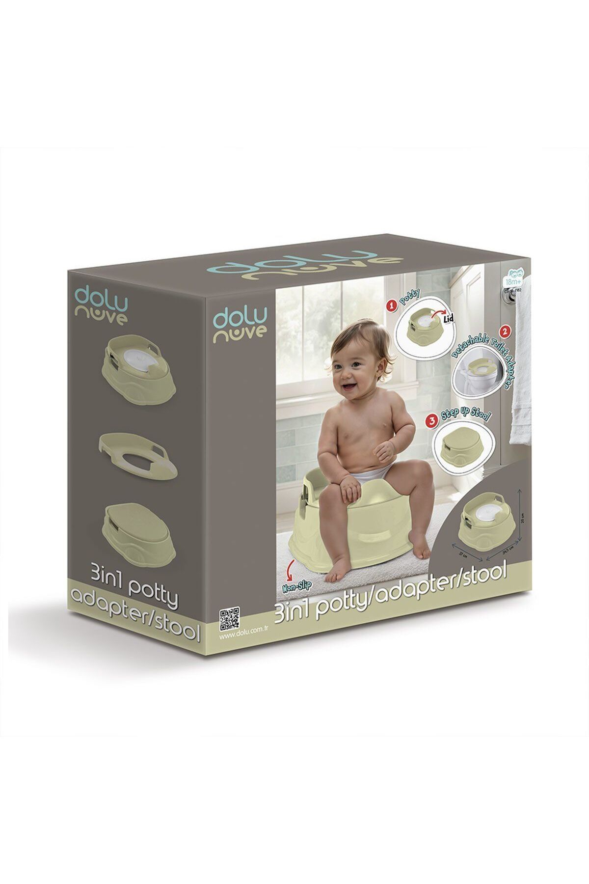 OEM 7183 Lazımlık Adaptör Basamak Eco Green -Dolu Oyuncak