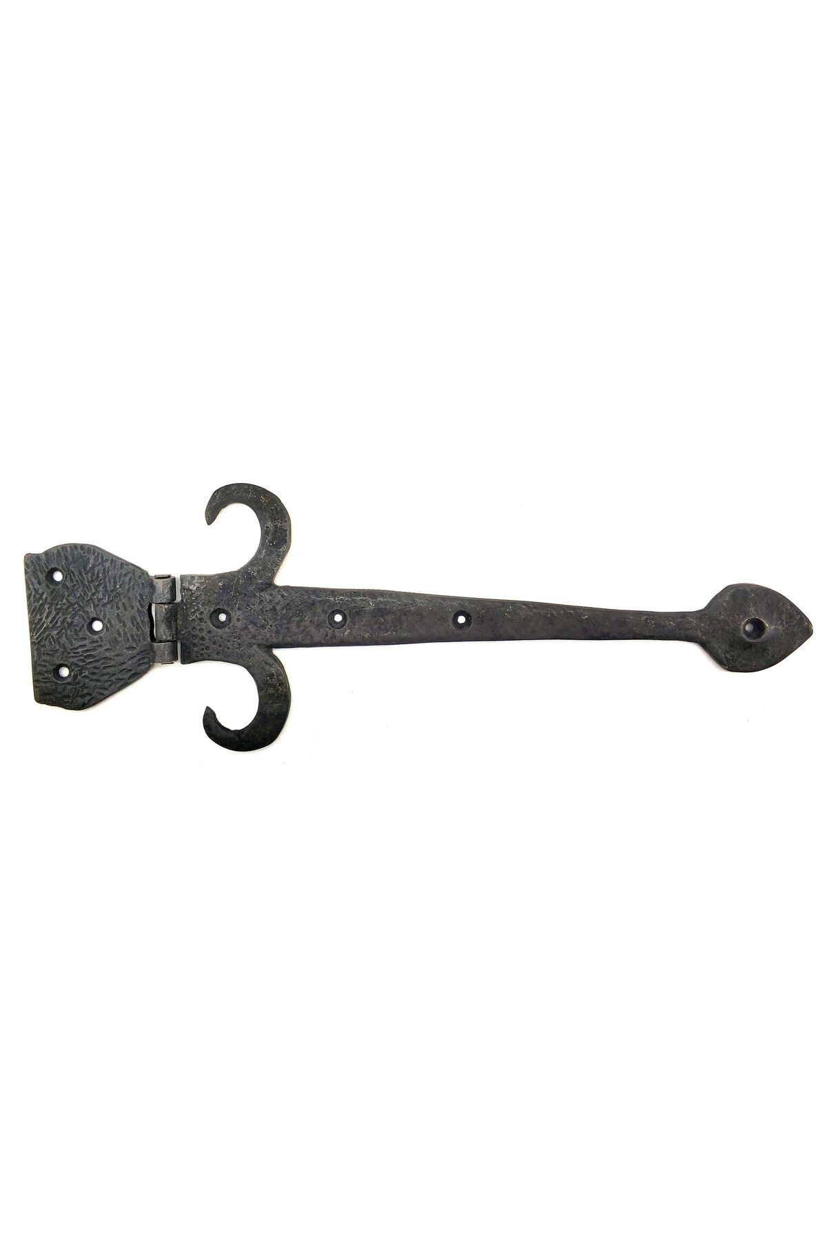 OEM Antika Tarz Dekoratif Pirinç Kuyruklu Çanak Menteşe - 137x390 mm, Oksit