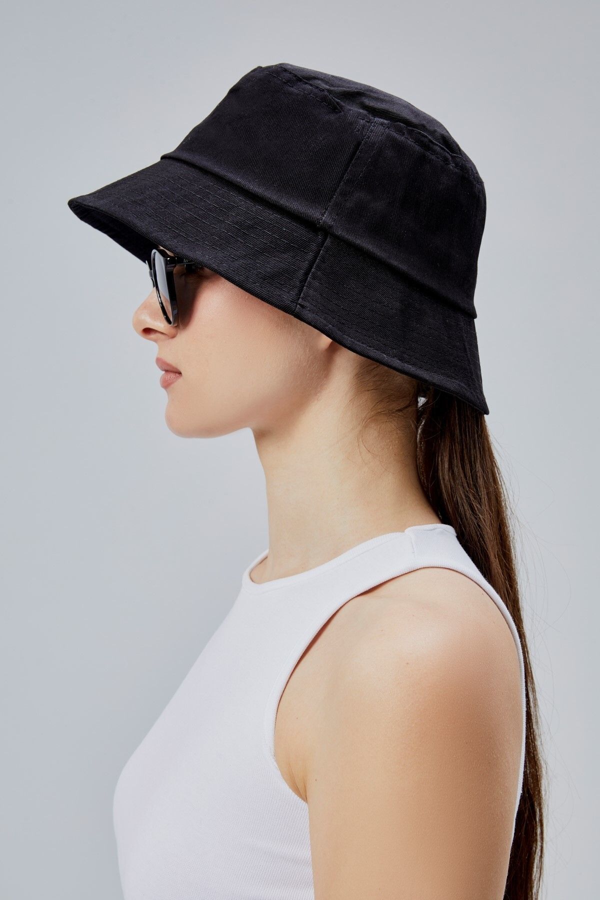 derikem-Unisex Red-Black 2Pcs Summer Cloth Bucket Hat Men-Wedding Fisherman Bucket Hat 8