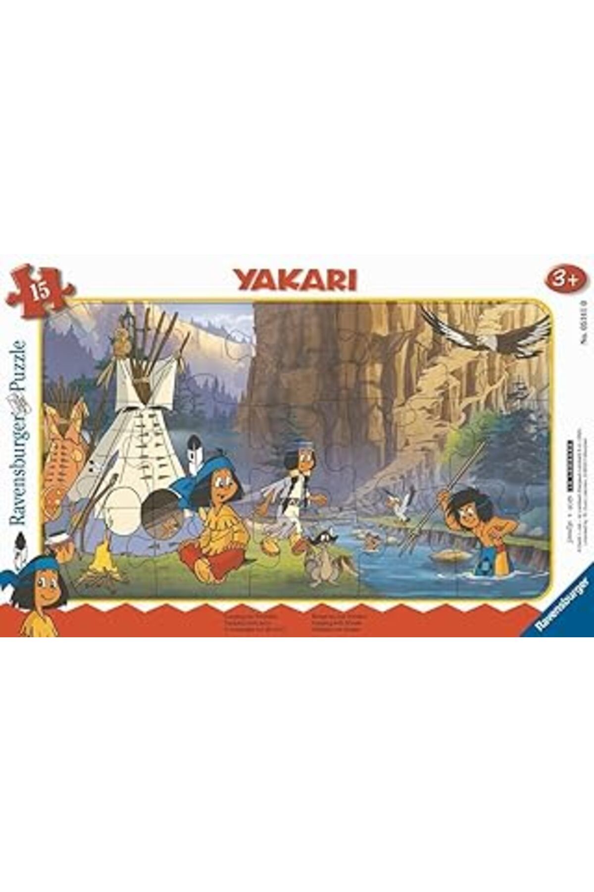 karadağsb Ravensburger 15P Kçer Puz Yakari Yapboz