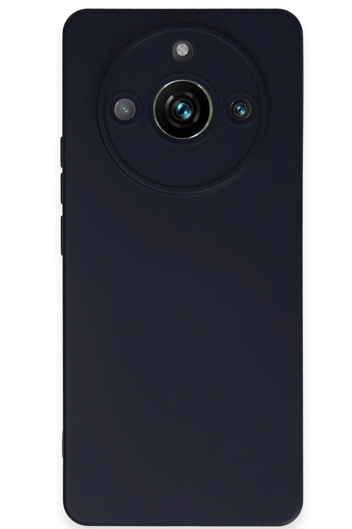 NewFace Realme 11 Pro Uyumlu Kılıf Nano içi Kadife Silikon - Lacivert YNSMR