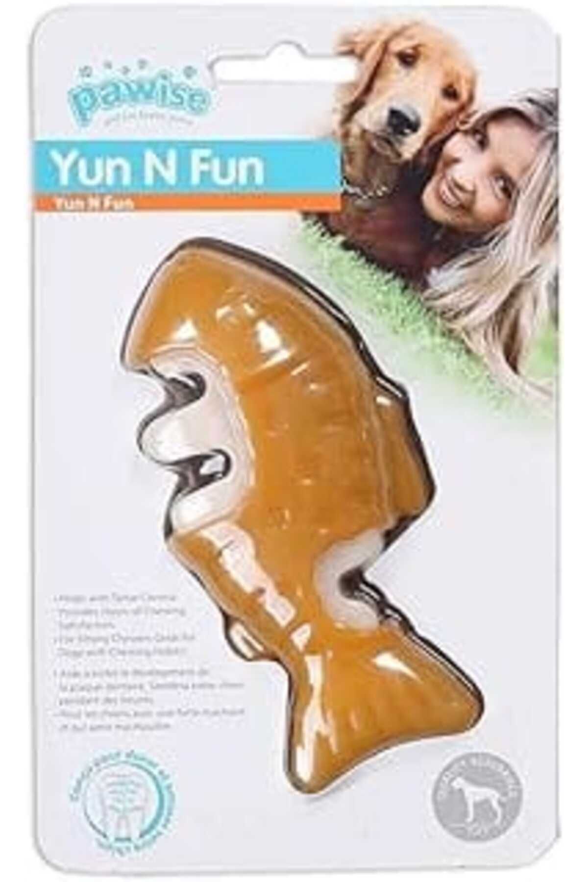 NZM TİCARET Pawise Yum N Fun Balık Aromalı Çiğneme Köpek Oyuncağı 12,5 Cm