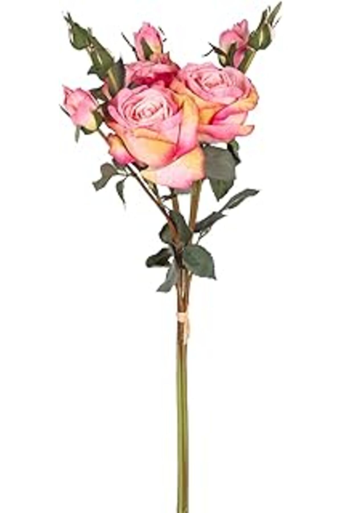 Roses Store Herdekora Yapay Gül Demeti 3 Dallı Koyu Pembe 60 Cm.