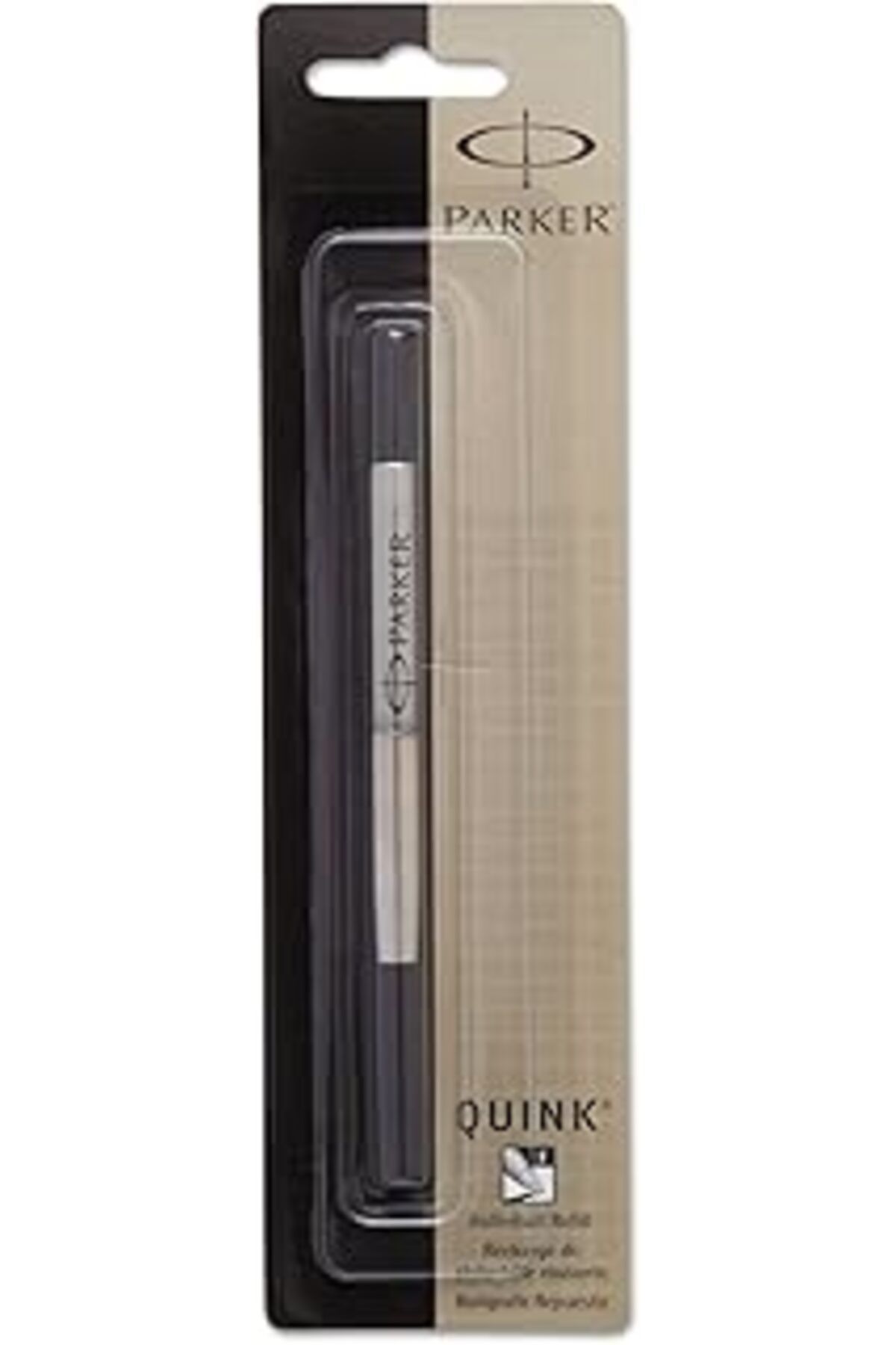 NZM TİCARET Parker 1950321 Rollerball Kalem Yedeği, İnce Uç, Siyah