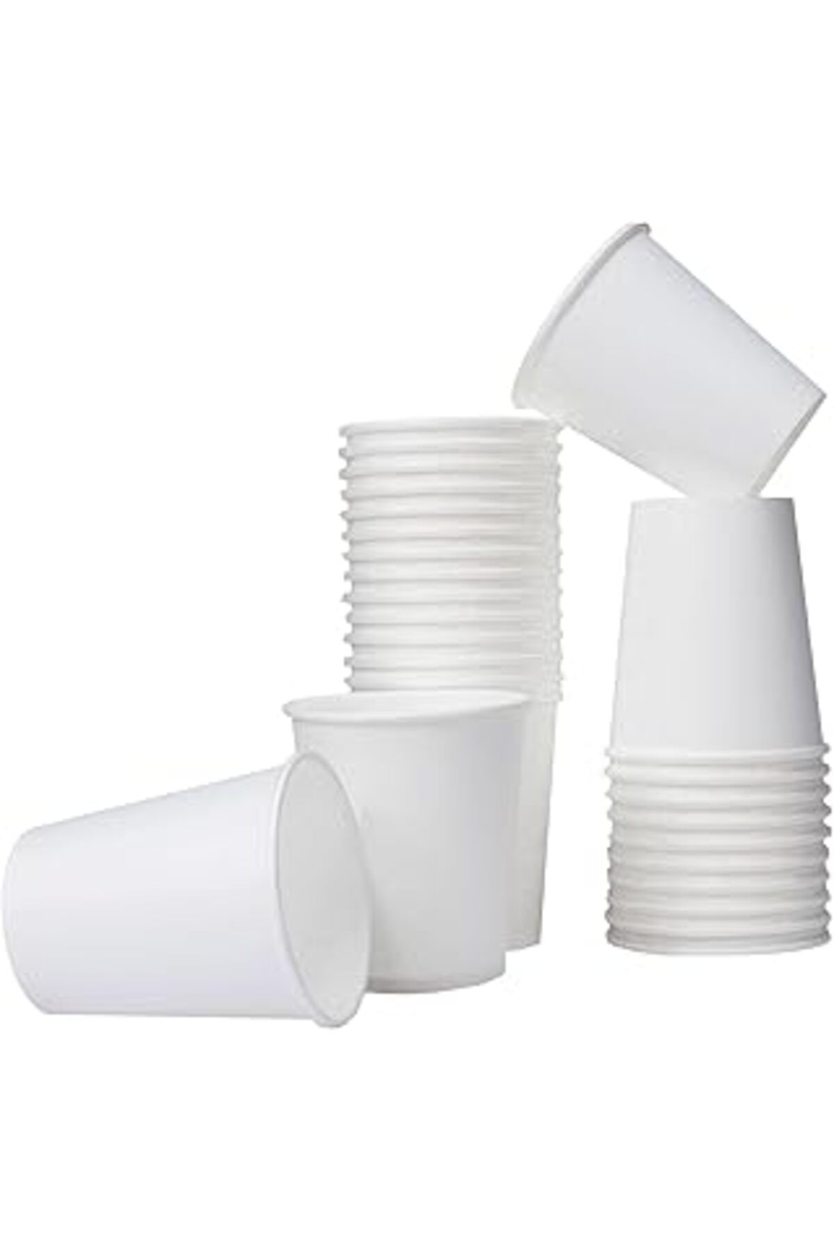 karadağsb Cuptoyou 100 Adet Karton Bardak 6 Oz 165 Ml, Çay Için Beyaz Karton Bardaklar, Küçük Tek Kullanımlık