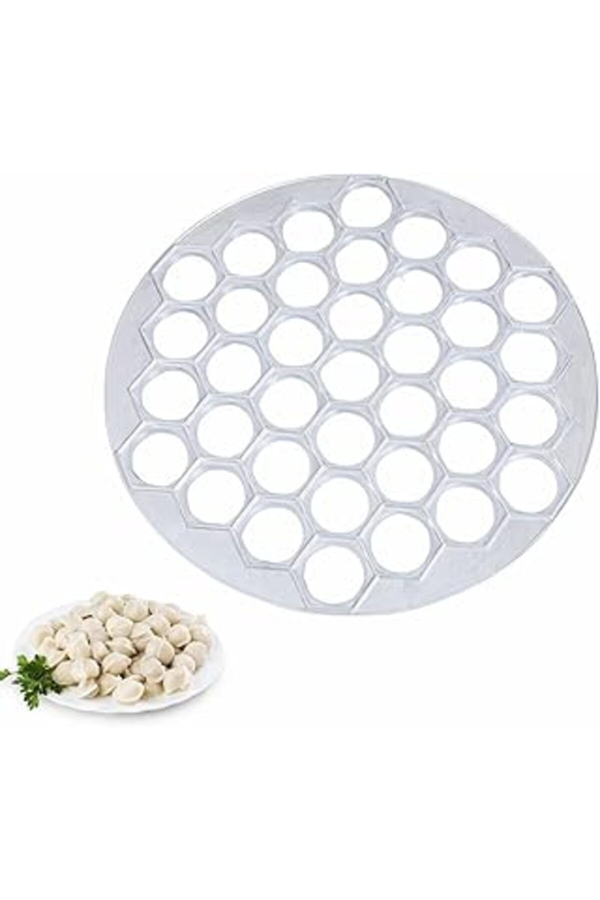 Roses Store Promosyonca Mantı Yapıcı, Köfte Kalıbı, Pelmeni Yapıcı Kalıp Pelmeni Et Köfte Yapıcı 61 Delik (Beya