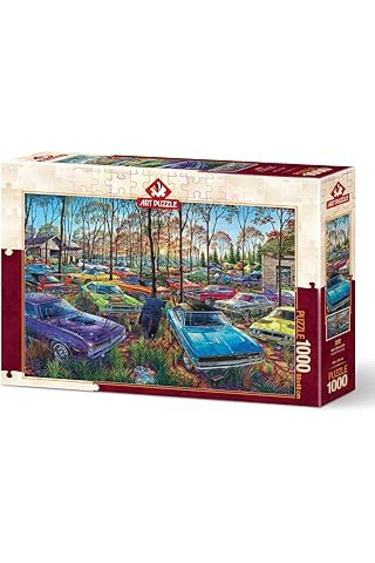 karadağsb Art Puzzle Araba Mezarlığı 1000 Parça Puzzle