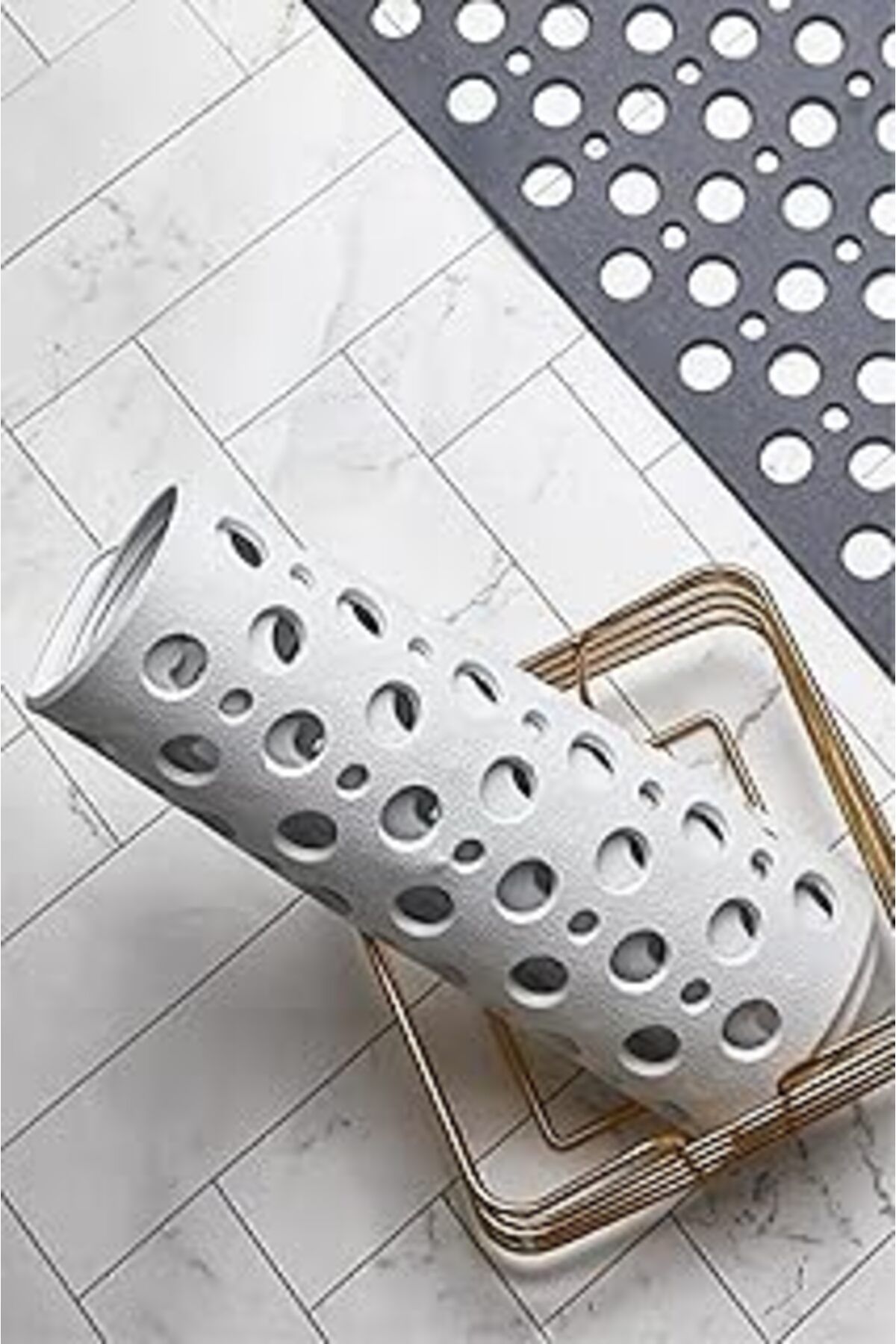 karadağsb Seahome Kaydırmaz Duşakabin Banyo Ve Duş Paspası Bubble Paspas 33 X 66 Cm Beyaz Renk Sea141B