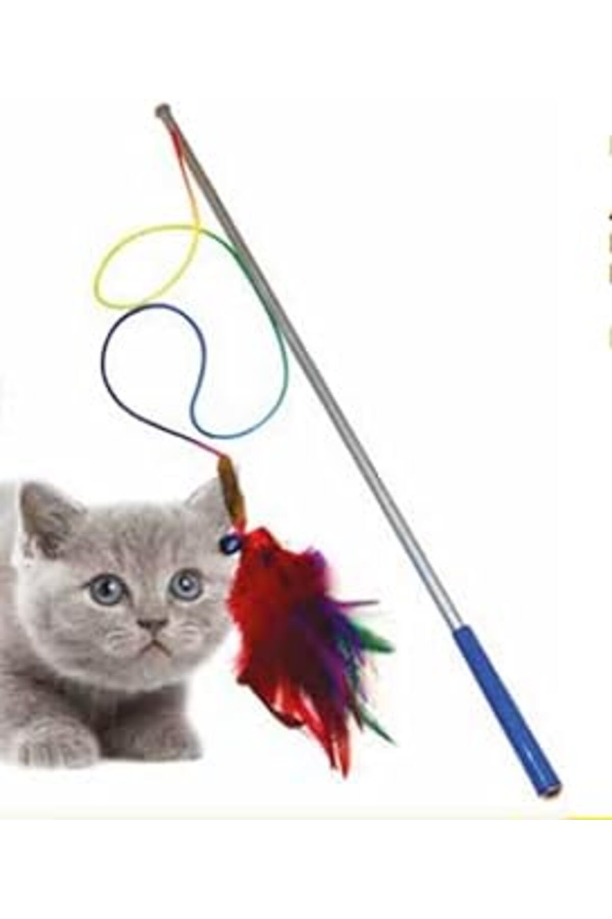 karadağsb Cattooy Fun Education Toy Matatabi Çubuklu Tüylü Olta