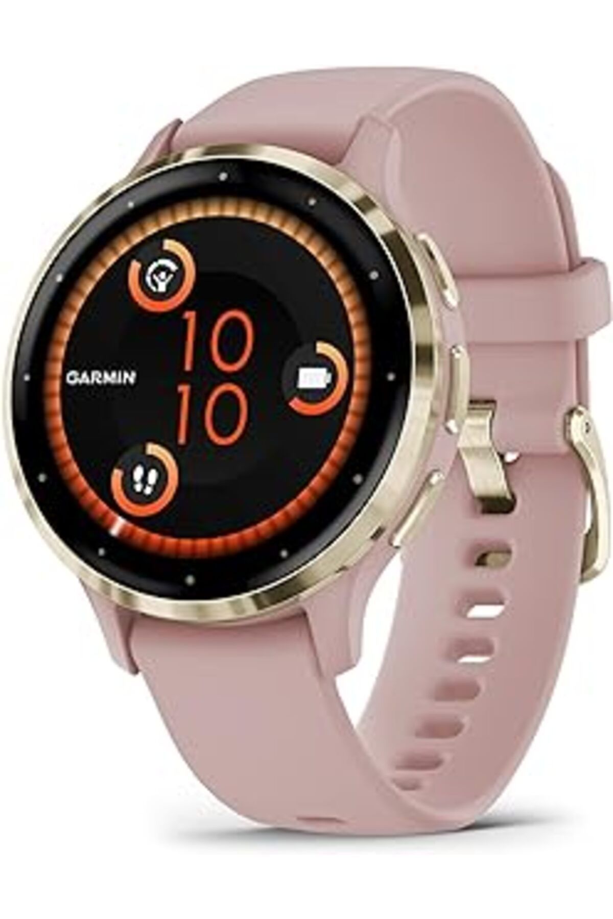 karadağsb Garmin Venu 3S Akıllı Saat Soft Gold - Pembe Kayışlı