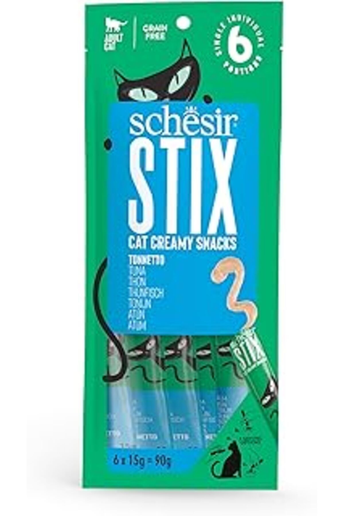 karadağsb Schesir Stix Ton Balıklı Krem Ödül Maması 6X15G